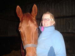 Rebecca with horse